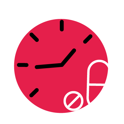 In cases of prolonged therapies that reduce its absorption